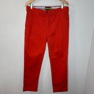 Rugby Ralph Lauren Rugby Vintage Slim Chino Pant Red Men's 32x32
